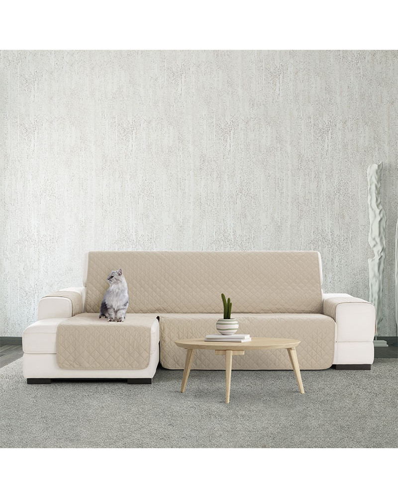 Funda Chaise Longue Acolchada Reversible Noruega beige