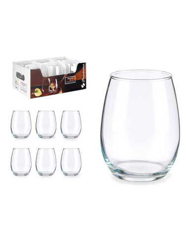 Juego 6 Vasos Cristal Agua Essence 350 Ml
