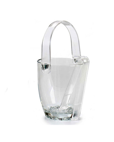 Cubitera de Cristal con Asa + Pinza Sylvana - Elegancia y Practicidad