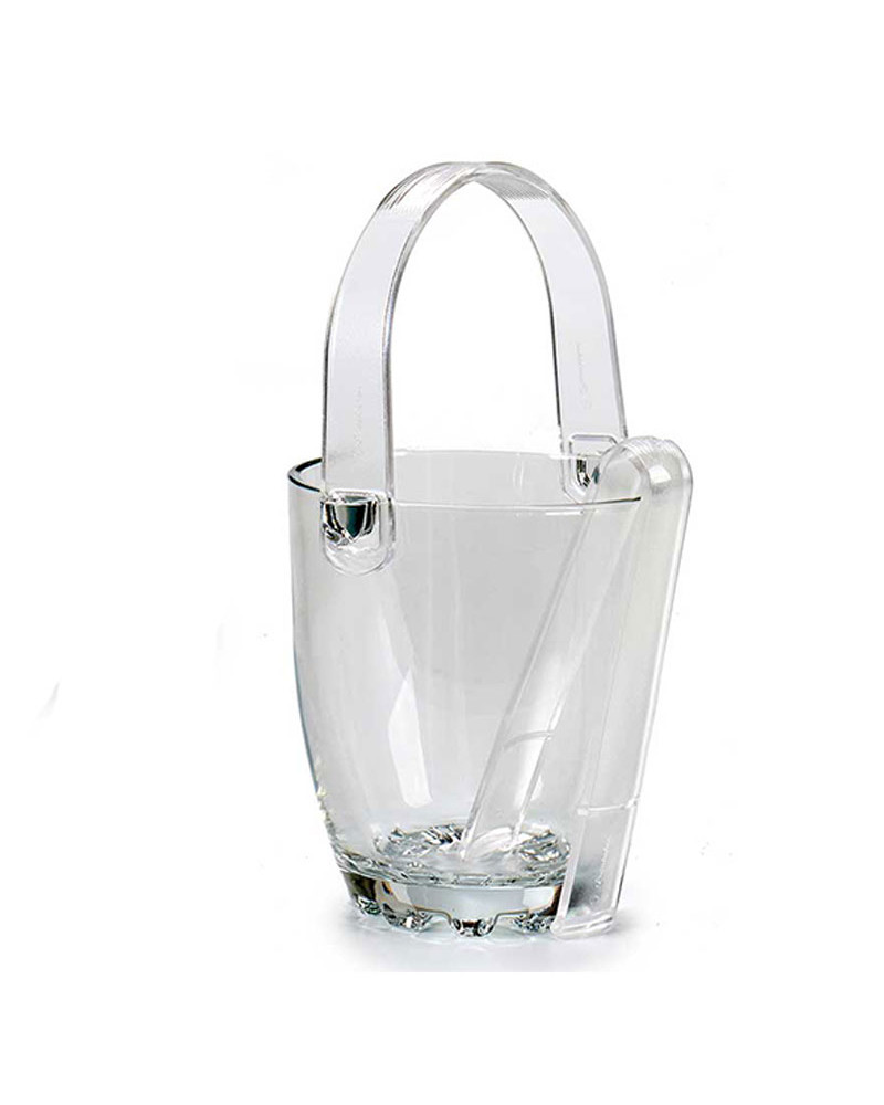 Cubitera de Cristal con Asa + Pinza Sylvana - Elegancia y Practicidad
