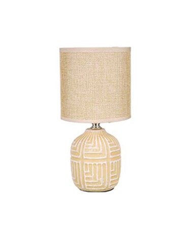 Lámpara Cerámica Oval beige