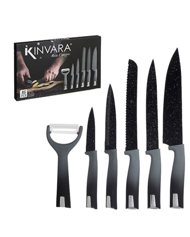 Set 5 Cuchillos + 1 Pelador a precio barato