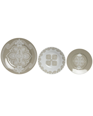Vajilla Porcelana 18 Piezas Delhi a precio barato