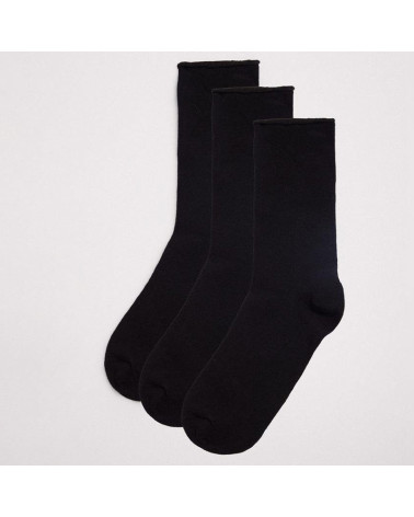 Pack de 3 Calcetines Sin Puño Baratos Hombre Algodón Ysabel Mora