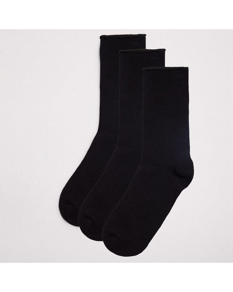 Pack de 3 Calcetines Sin Puño Baratos Hombre Algodón Ysabel Mora