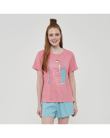 Pijama Mujer Algodón Verano Dormilona MuyDemi
