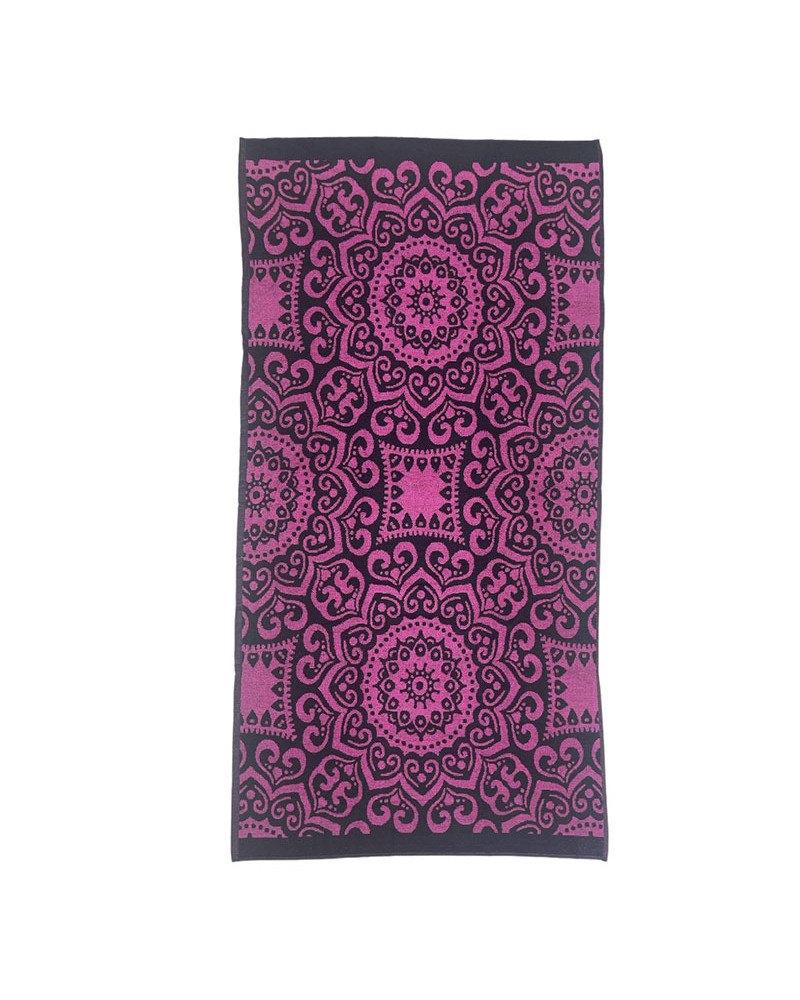 Toalla Playa o Piscina Barata 100 Algodón Egipcio Super Mandalas Color