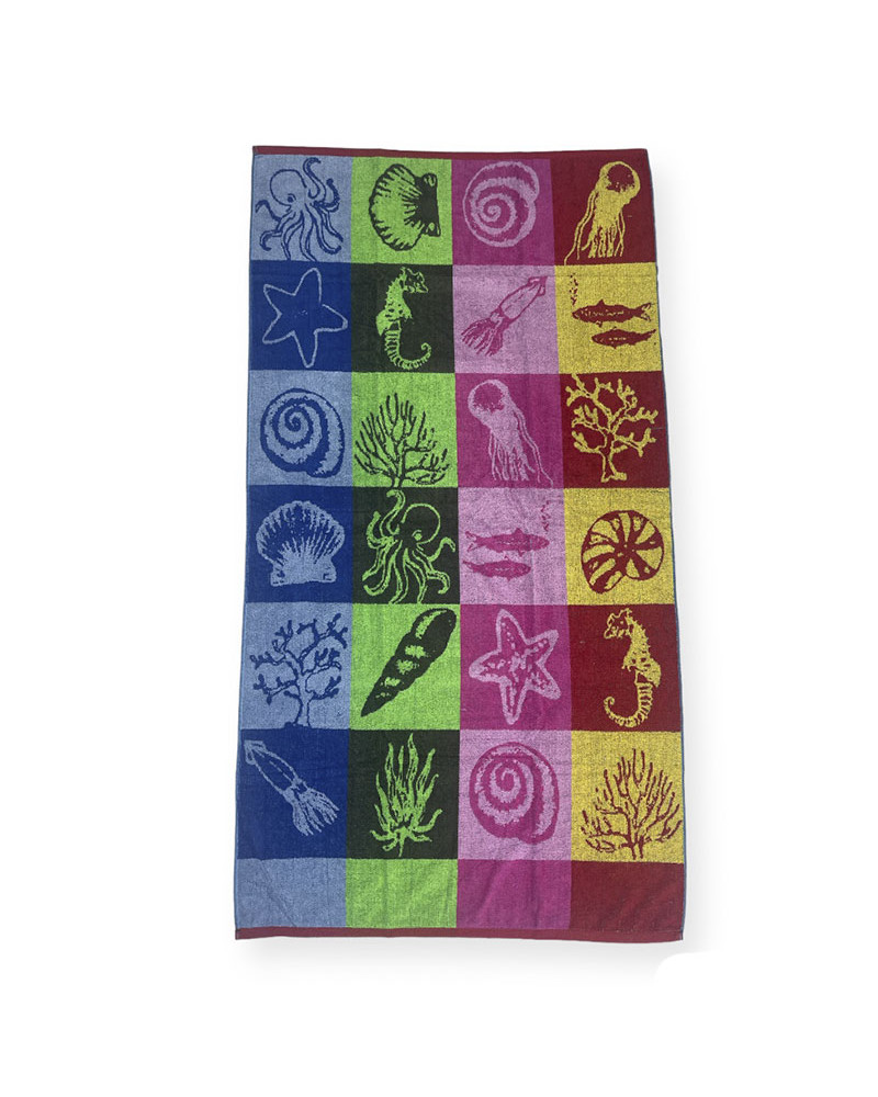 Toalla Playa o Piscina Barata 100 Algodón Egipcio Marino Color Colores