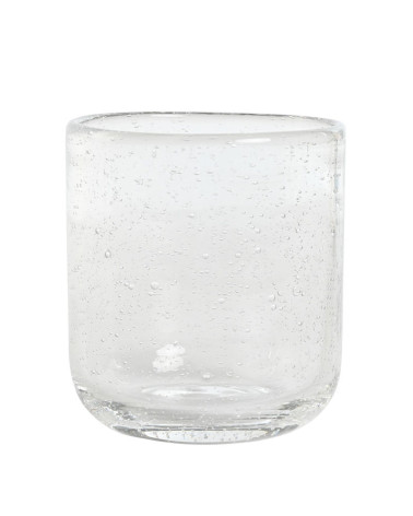 Juego 6 Vasos Agua Cristal Burbujas 320 Ml a precio barato