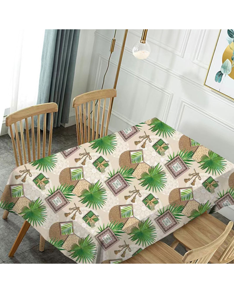 Mantel De Hule Estampado Por Metros - Flor Manila Beige 43290-1 | Leroy Merlin