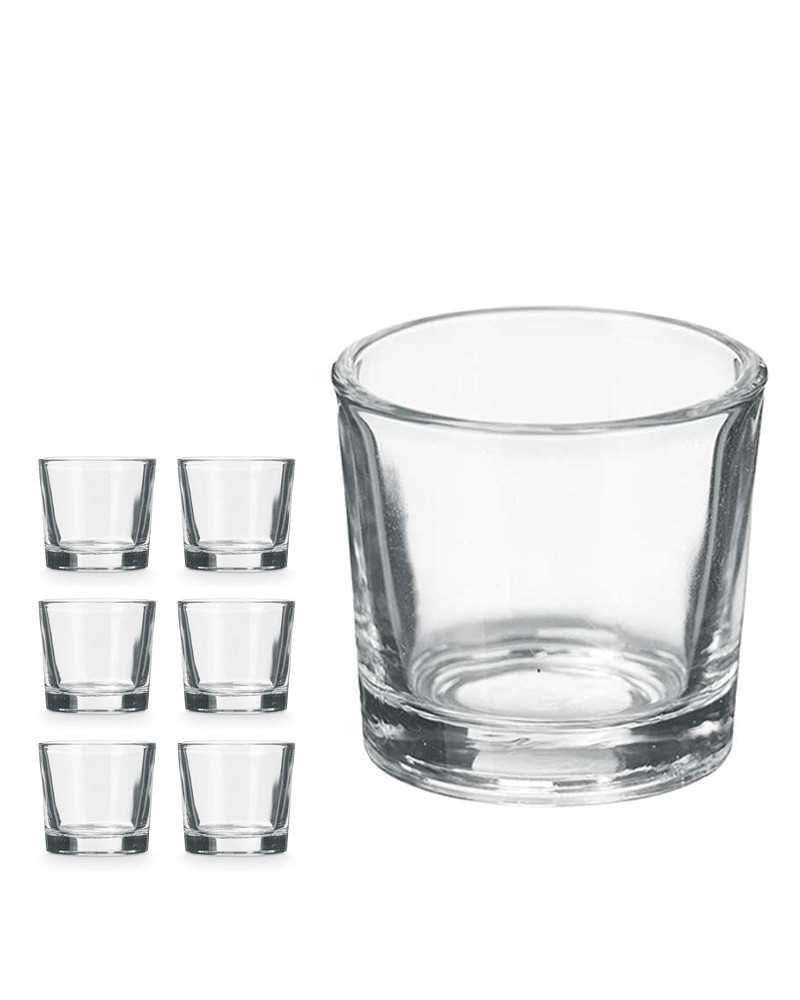 Juego 6 Vasos Cristal Chupito 40 Ml barato