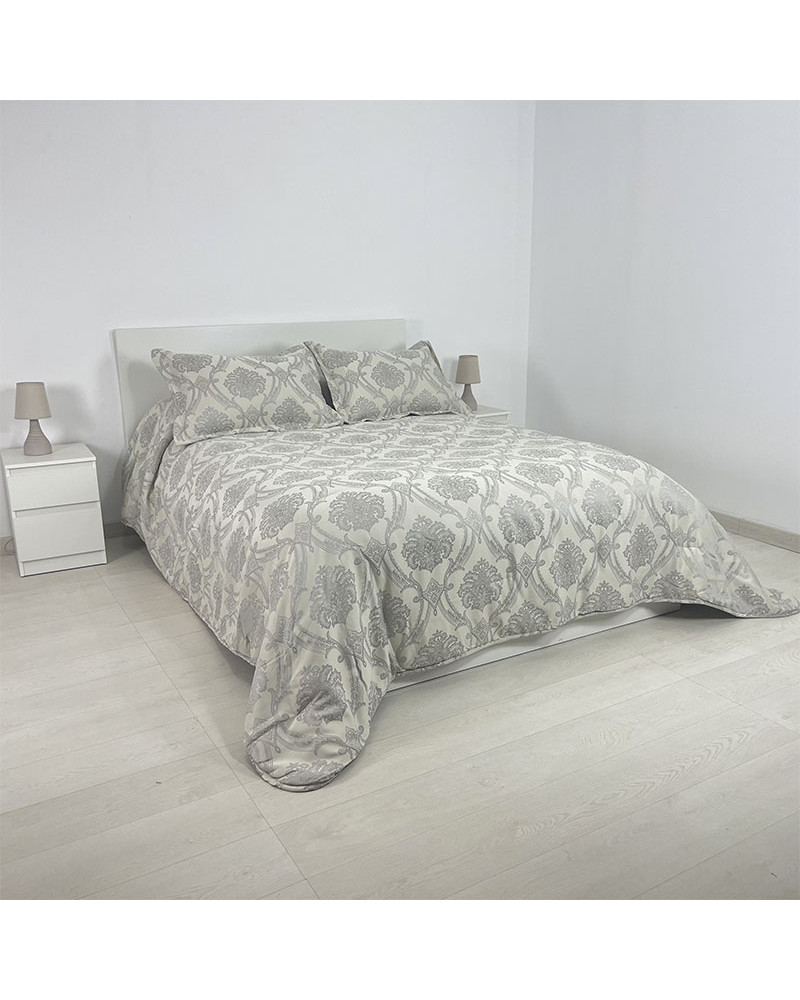 Edredón Conforter Jacquard Greca + Fundas Cojín | 135 y 150