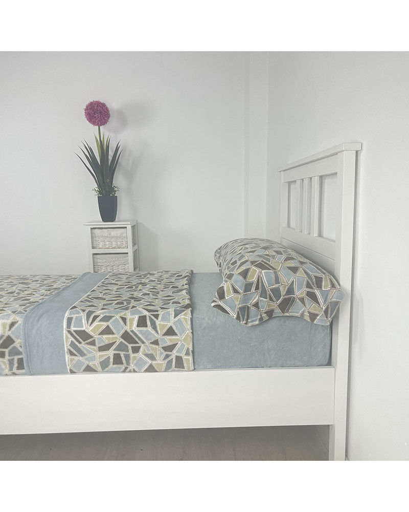 Juego Sábanas Mosaico Invierno 3/4 piezas Coralina 220 gr barato