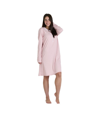 Camisón Algodón Señora Bordado Leticia