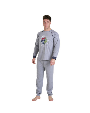 Pijama Invierno Caballero Algodón Perchado Rubik a precio barato