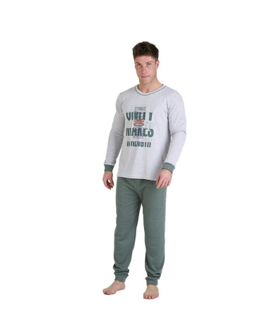 Pijama Invierno Caballero Algodón Perchado Raúl a precio barato