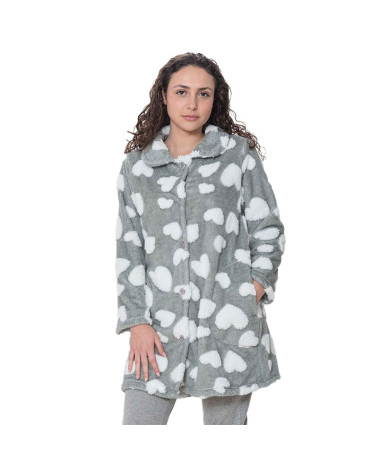 Bata Coralina Invierno Mujer Corazones Botones con precio barato
