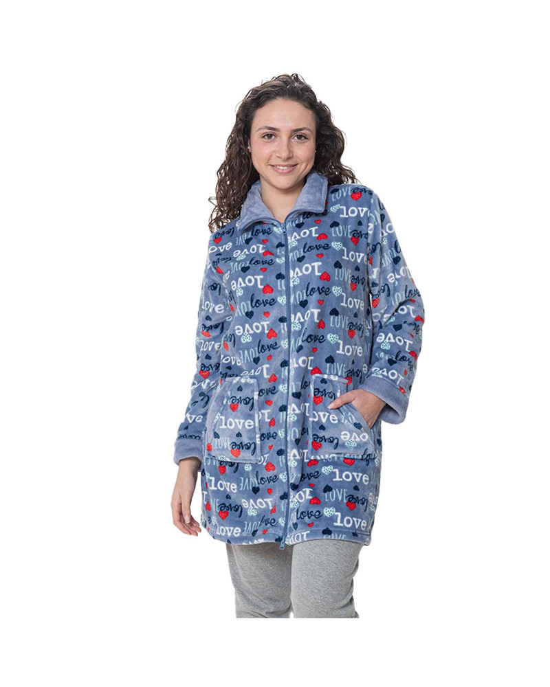 Bata Coralina Invierno Mujer Love con precio barato Color Azul Talla P