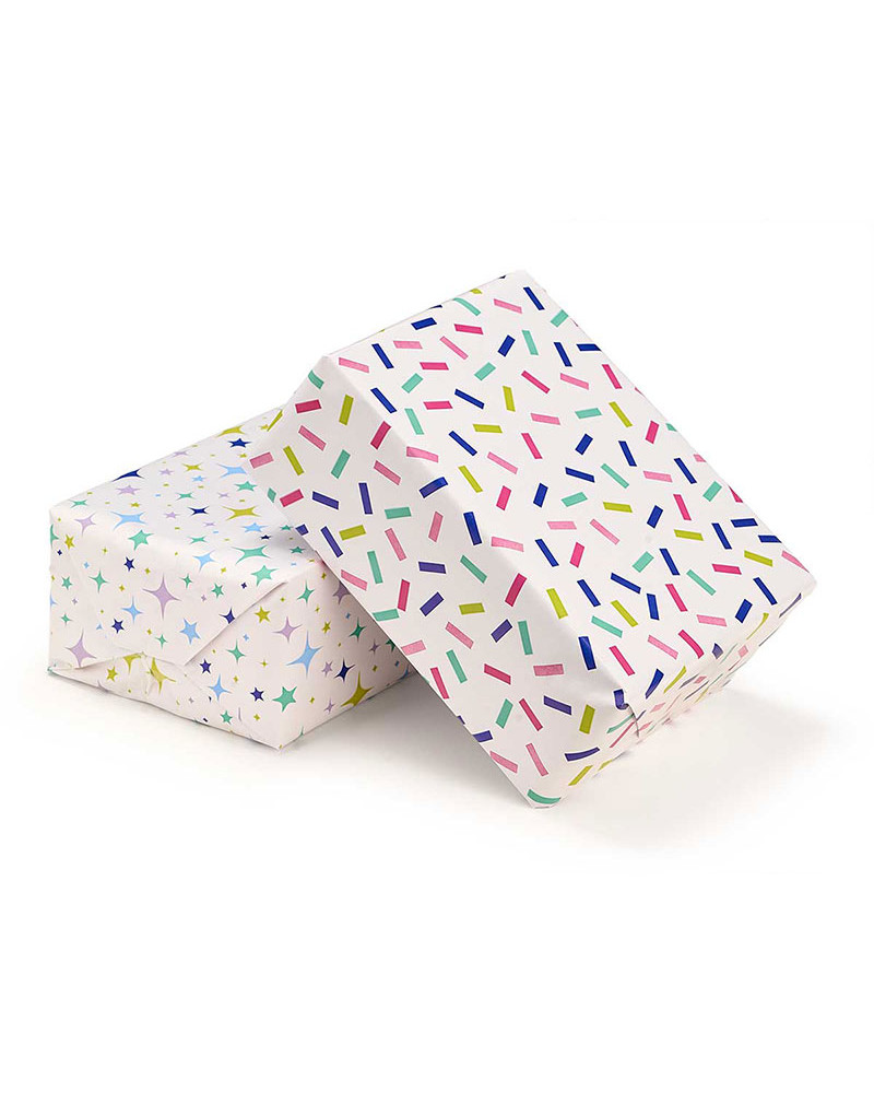 Rollo Papel Regalo Estrellas Colores a precio barato