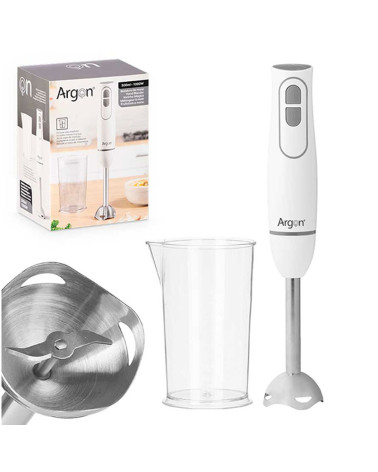Set 2 Piezas Batidora 100W Vaso 500 Ml Blanca Barata de Calidad