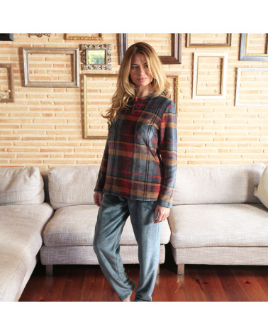 Pijama Invierno Mujer Coralina Mara Blanca Hernández barato