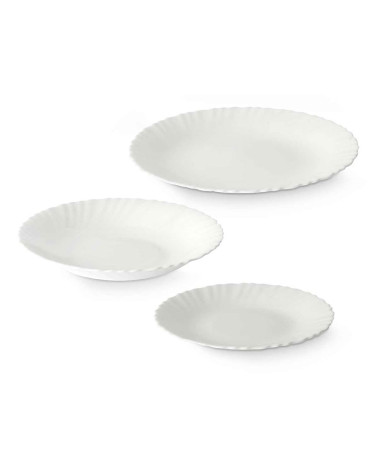 Vajilla 12 Piezas Opal Clásica a precio barato