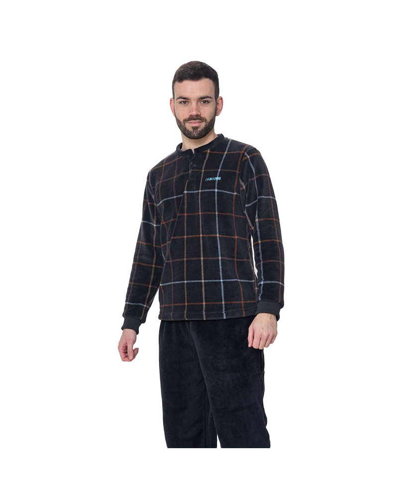 Pijama Hombre Invierno Tramas Pijama De Invierno Hombre Polar