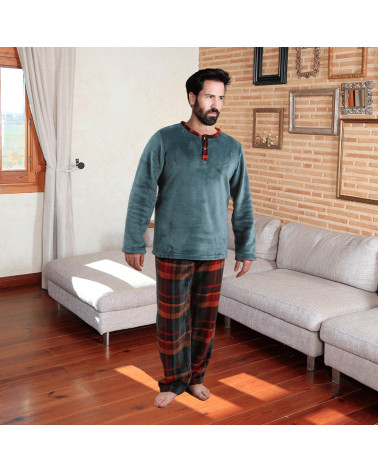 Pijama Invierno Hombre Coralina Rafel