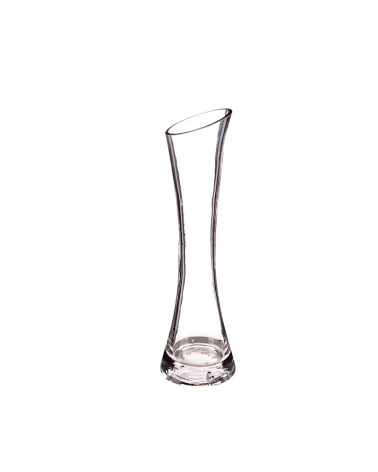 Jarrón Cristal Cóncavo Pequeño Ávila a precio barato