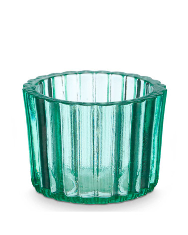 Portavela Decorativo Vidrio Reciclado Redondo a precio barato