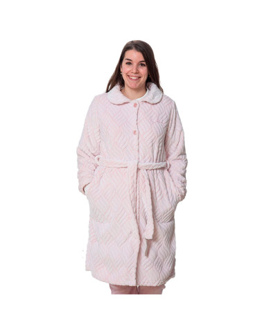 Bata Invierno Mujer Coralina Don Algodón Hojas a precio barato