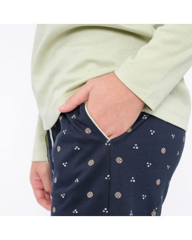 Pijama Mujer Invierno Interlock MuyDeMi Flowers con la mejor oferta