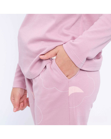 Pijama Mujer Invierno Interlock MuyDeMi Nubes con la mejor oferta