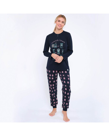 Pijama Mujer Invierno Interlock MuyDeMi Winter con la mejor oferta