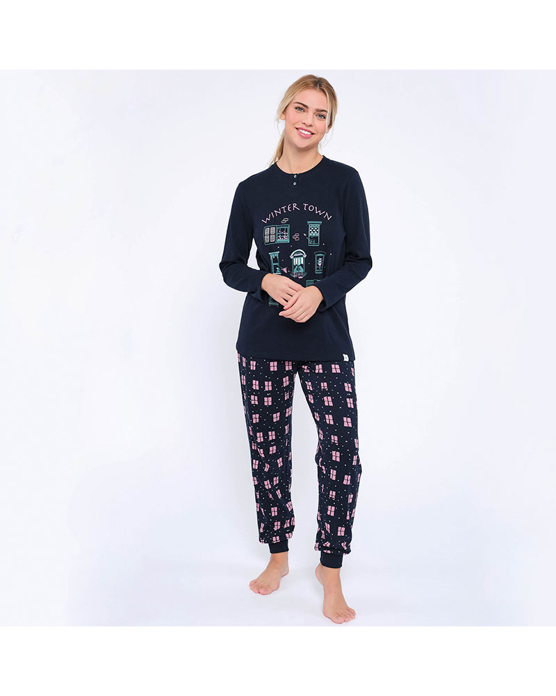 Pijama Mujer Invierno Interlock MuyDeMi Winter con la mejor oferta