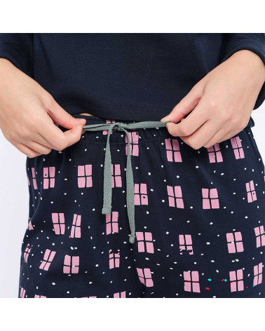 Pijama Mujer Invierno Interlock MuyDeMi Winter con la mejor oferta