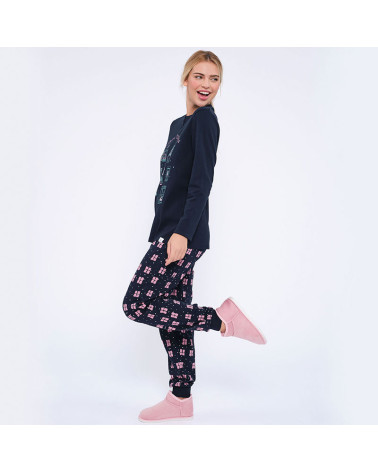 Pijama Mujer Invierno Interlock MuyDeMi Winter con la mejor oferta