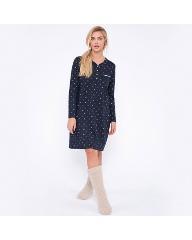 Camisón Algodón Mujer Punto Muydemi Sleep Flowers al mejor precio