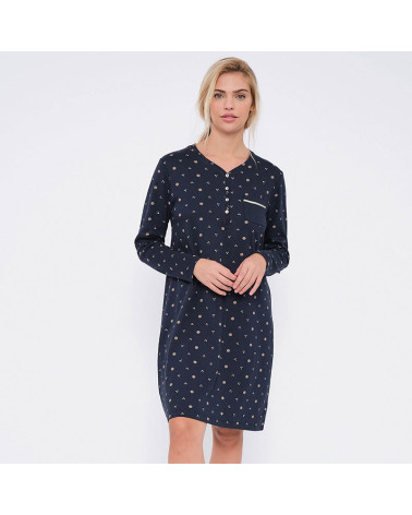 Camisón Algodón Mujer Punto Muydemi Sleep Flowers al mejor precio