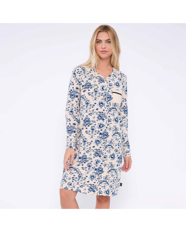 Camisón Algodón Mujer Punto Muydemi Floral al mejor precio