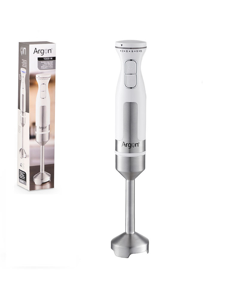 Batidora de Acero Inoxidable Blanca 1000W barata