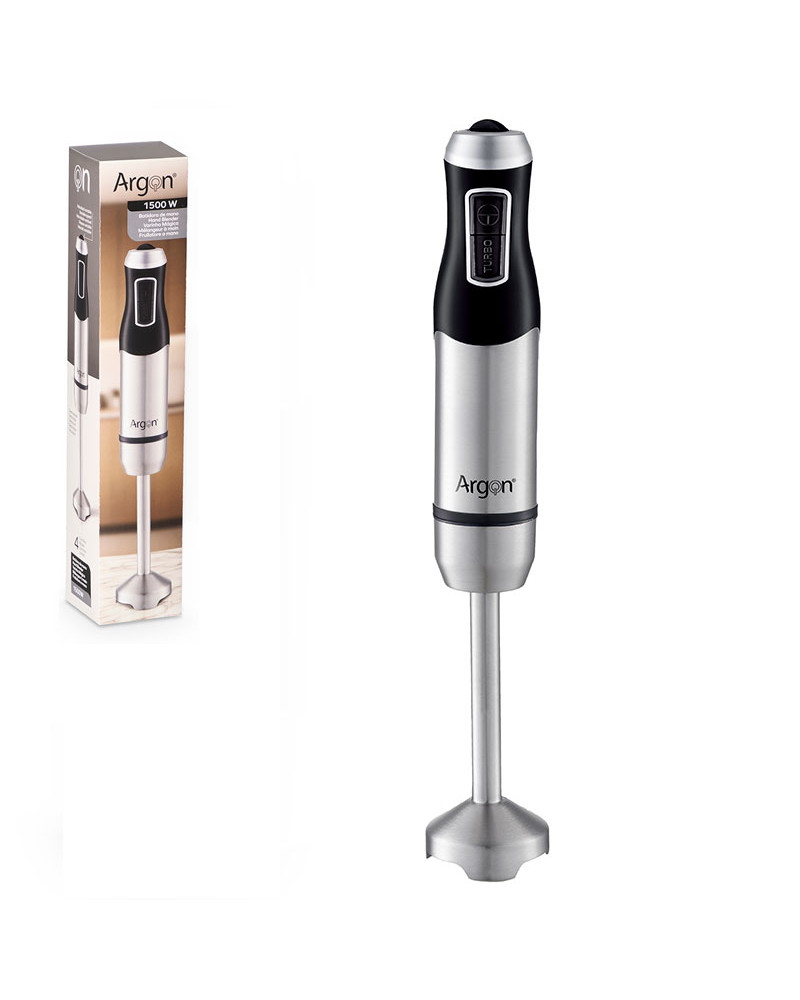 Batidora de Acero Inoxidable Negra 1500W barata