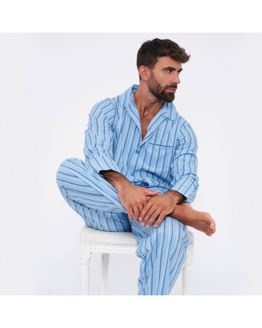 Pijama Caballero Popelín MuyDeMi Rayas barato