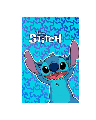 Edredón Stitch Sedalina Borreguillo Azul Oficial | Cama 90