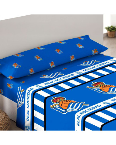 Juego Sábanas 3 Piezas Real Sociedad Oficial con la mejor oferta