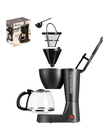 Cafetera Vaso Filtro 12 Tazas 750W 1.2 Litros Económica