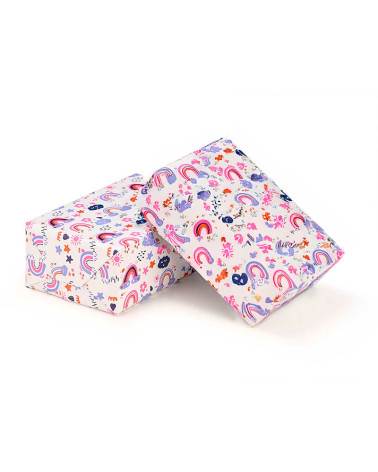 Rollo Papel Regalo Nubes y Arco Iris a precio barato