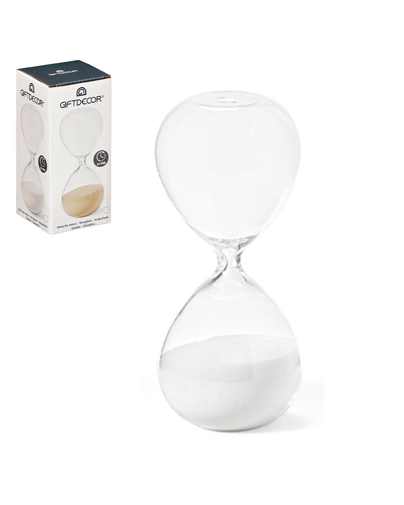 Reloj de Arena Cristal 15 Cm a precio barato