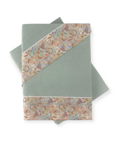 Juego Sábanas 3 piezas Aplique Paisley