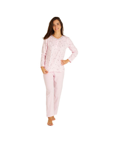 Pijama Verano Algodón Señora Estampado Mónica a precio barato